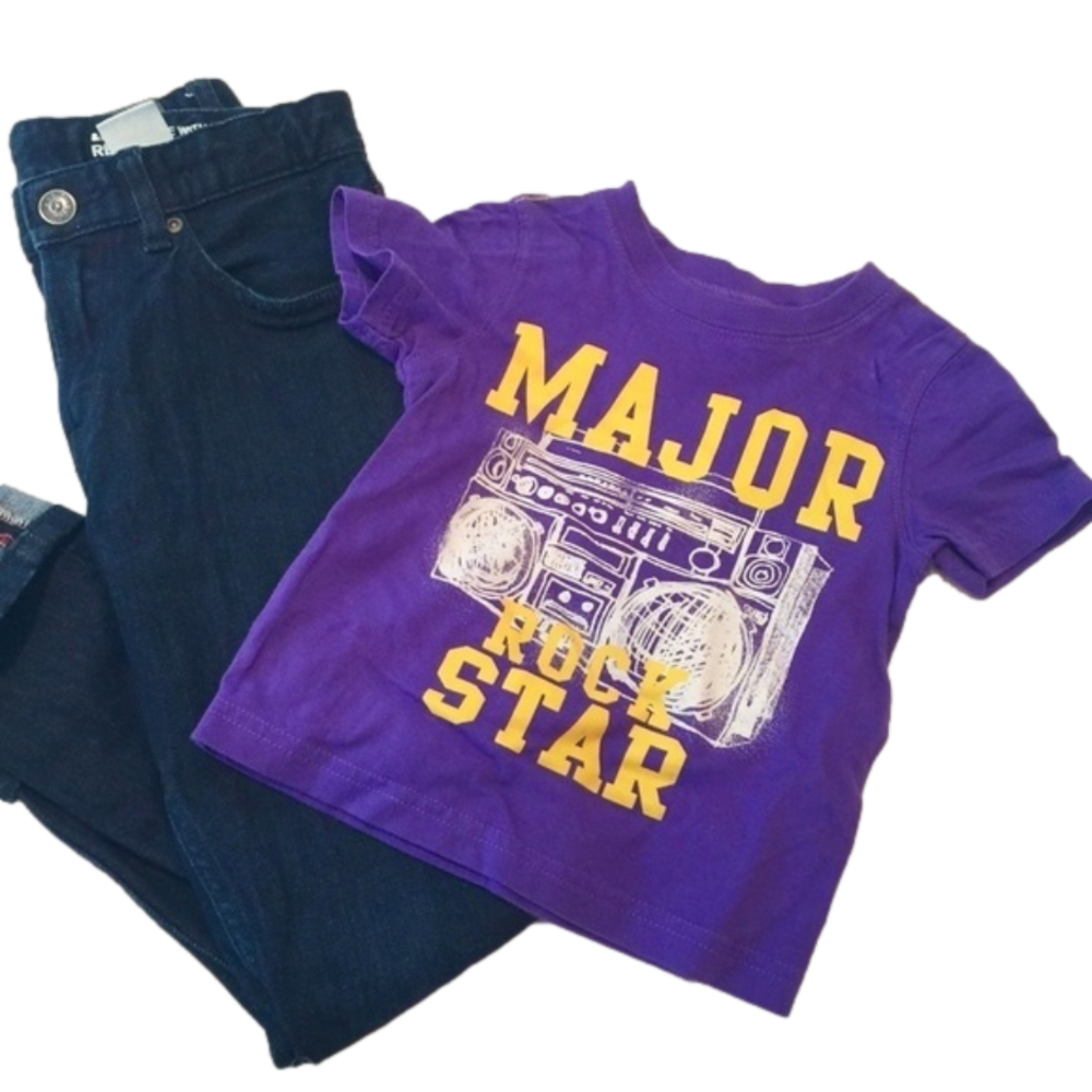 CARTER’S Boys Purple Rock Star T-shirt